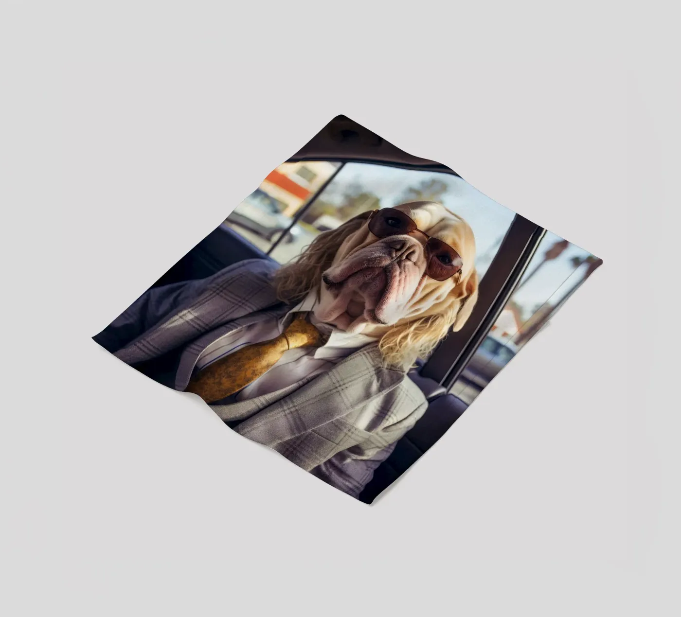 Jake fleecedeken van Affiches Chien Originales – Dogland