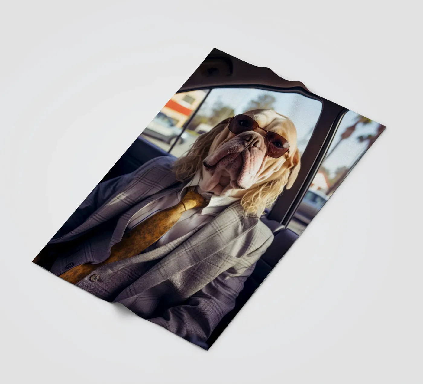 Jake fleecedeken van Affiches Chien Originales – Dogland