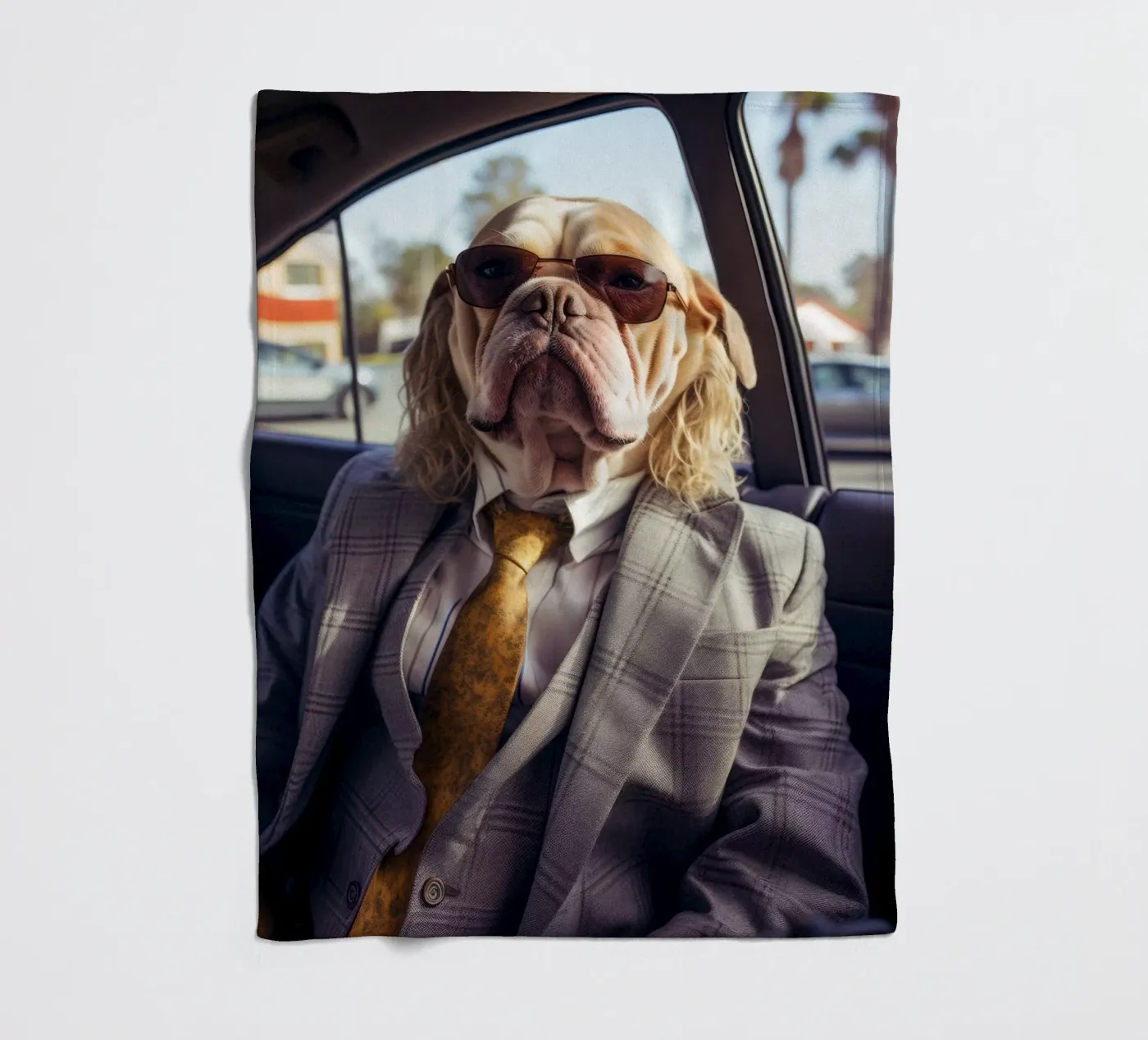 Jake fleecedeken van Affiches Chien Originales – Dogland