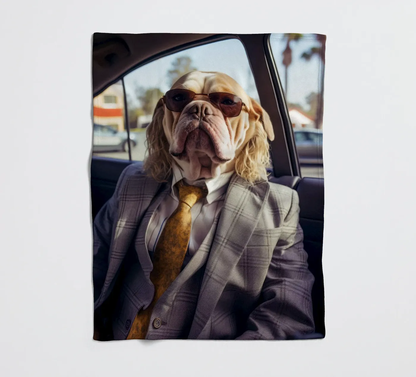 Jake fleecedeken van Affiches Chien Originales – Dogland