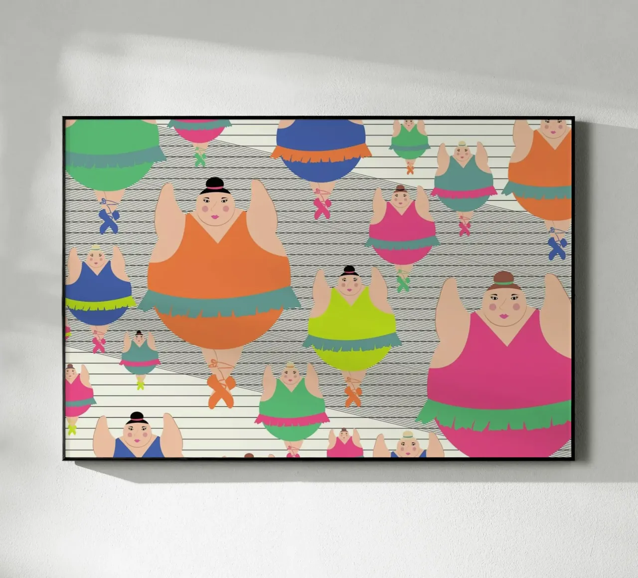 Modern Dancers 2 plexiglass da Maria Kritzas