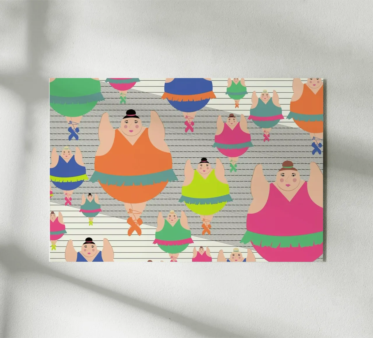 Modern Dancers 2 plexiglass da Maria Kritzas