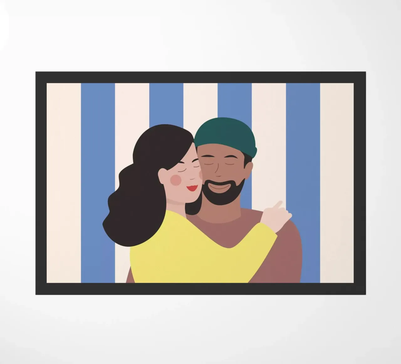 Koppel deurmat van janamossmann