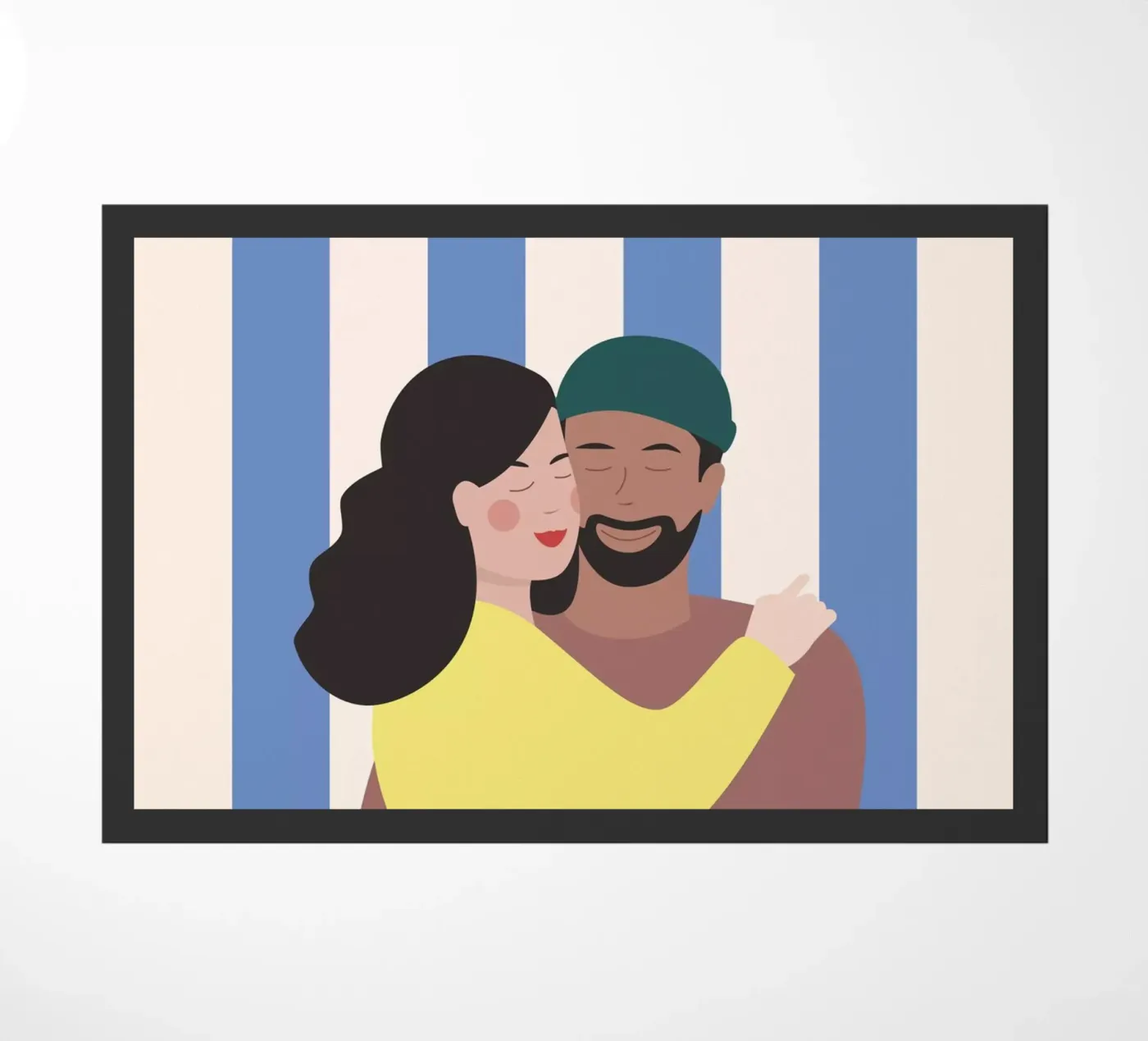 Koppel deurmat van janamossmann