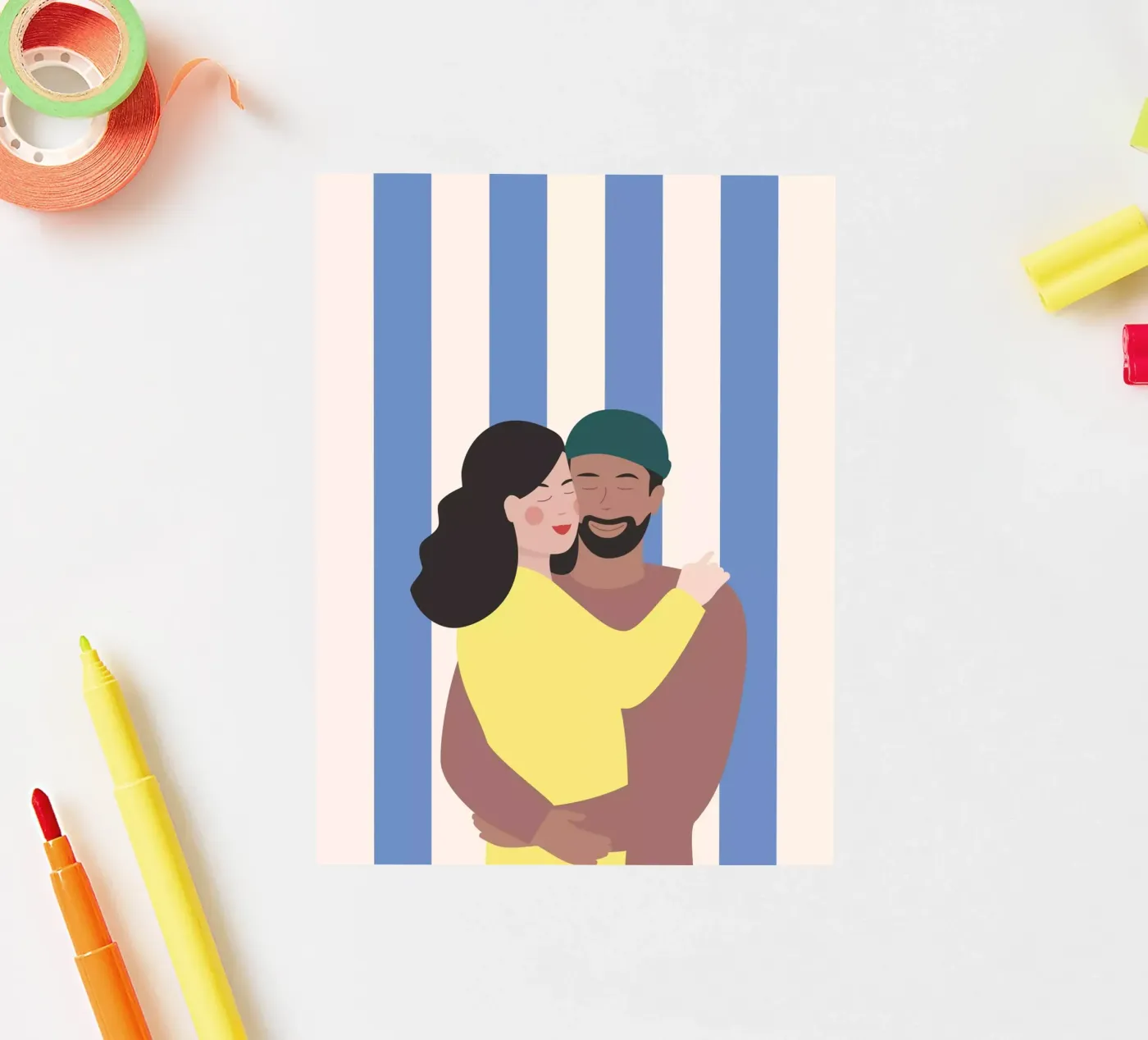 Koppel sticker van janamossmann