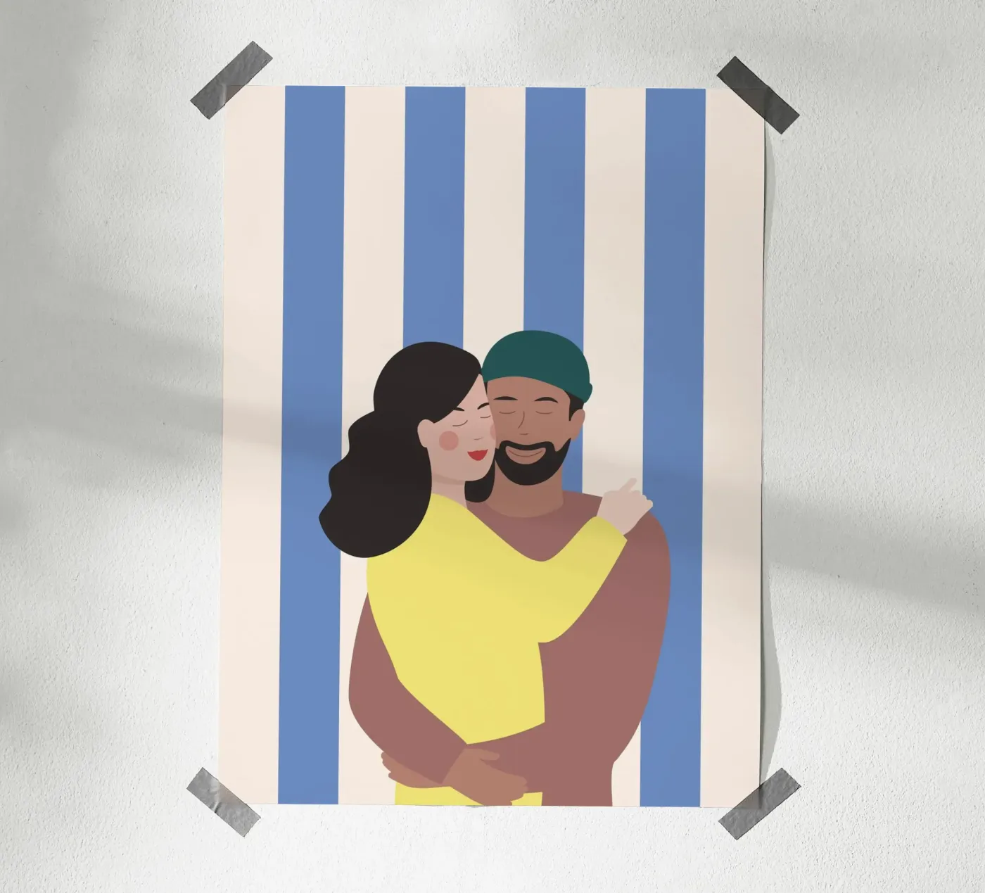 Couple poster by janamossmann