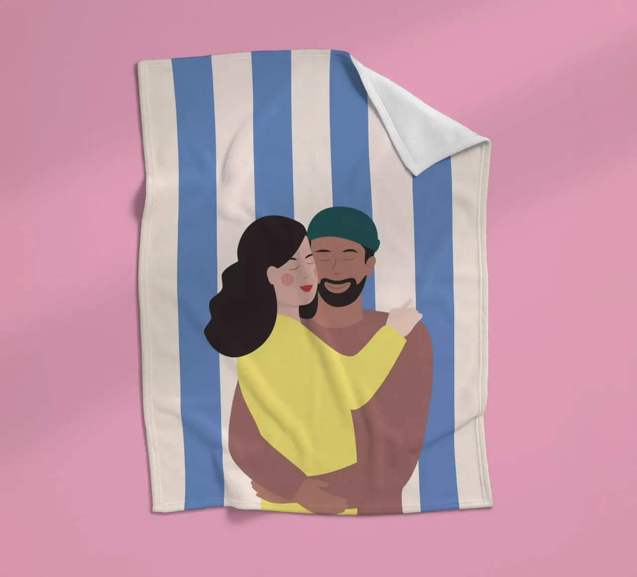 Koppel fleecedeken van janamossmann