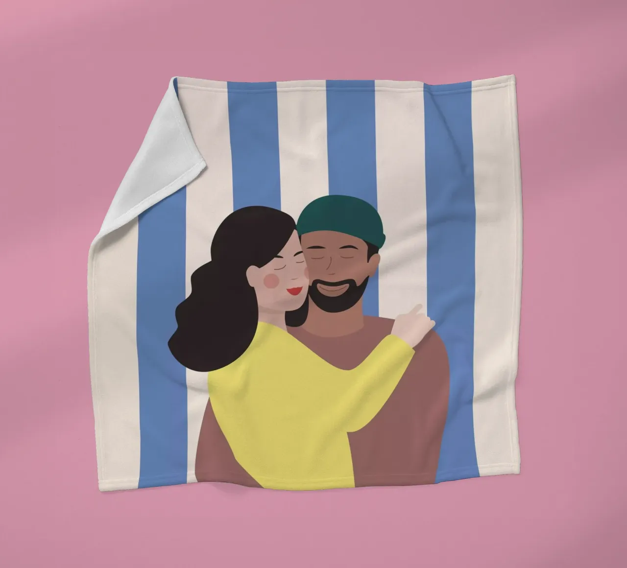 Koppel fleecedeken van janamossmann