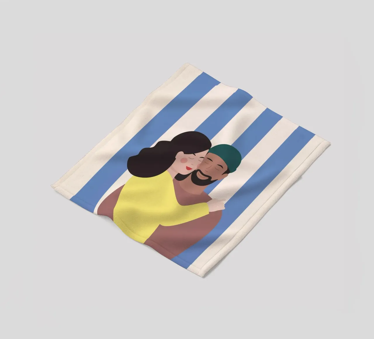 Koppel fleecedeken van janamossmann