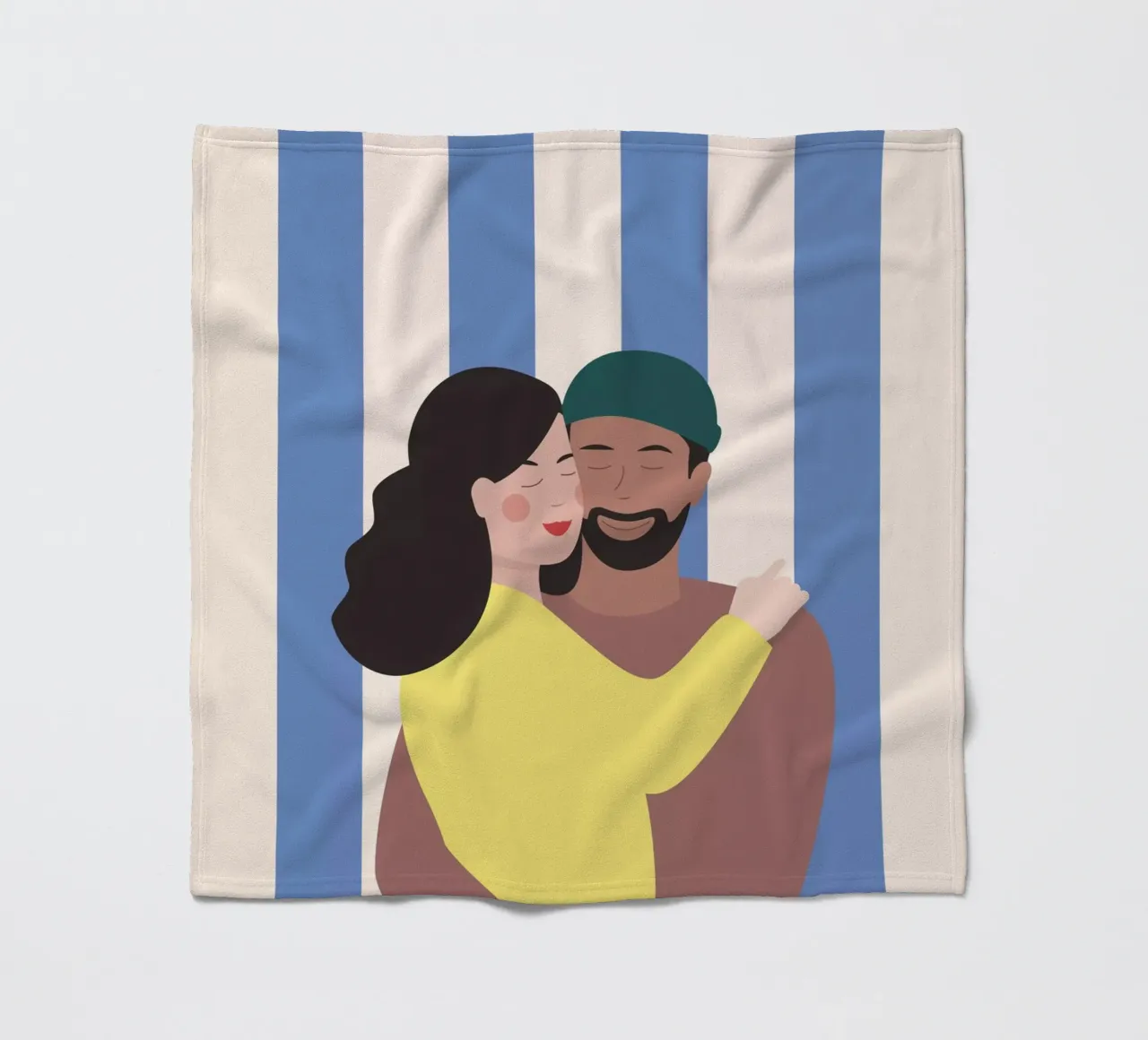 Koppel fleecedeken van janamossmann