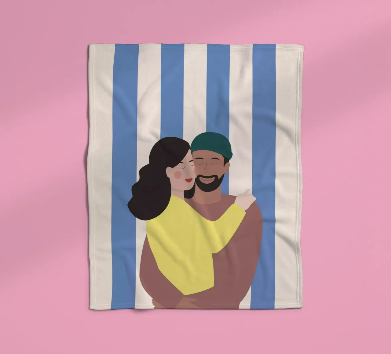 Koppel fleecedeken van janamossmann