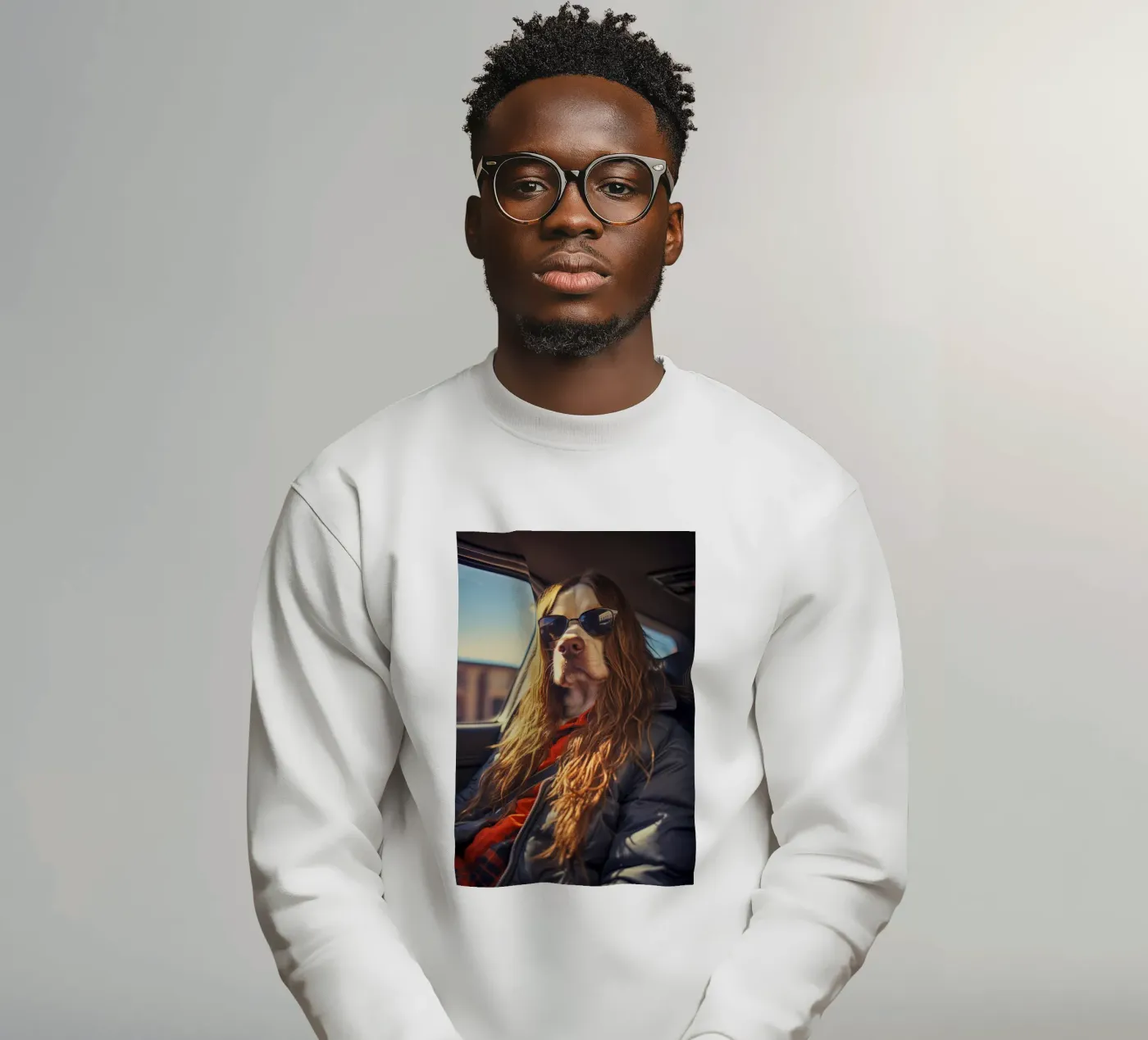 Max sweatshirt van Affiches Chien Originales – Dogland