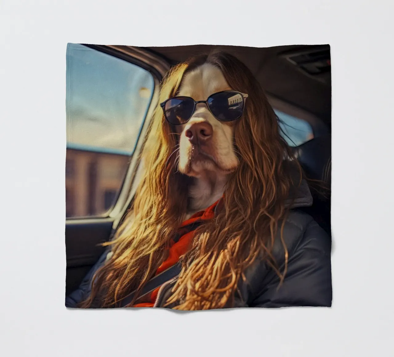 Max fleecedeken van Affiches Chien Originales – Dogland