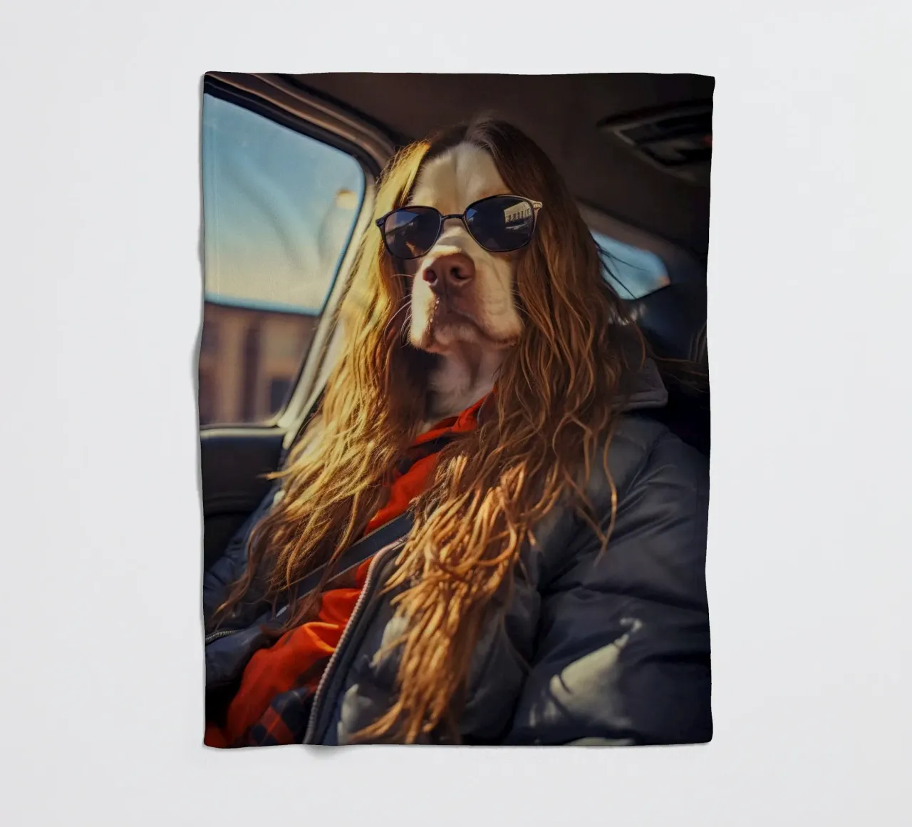 Max fleecedeken van Affiches Chien Originales – Dogland