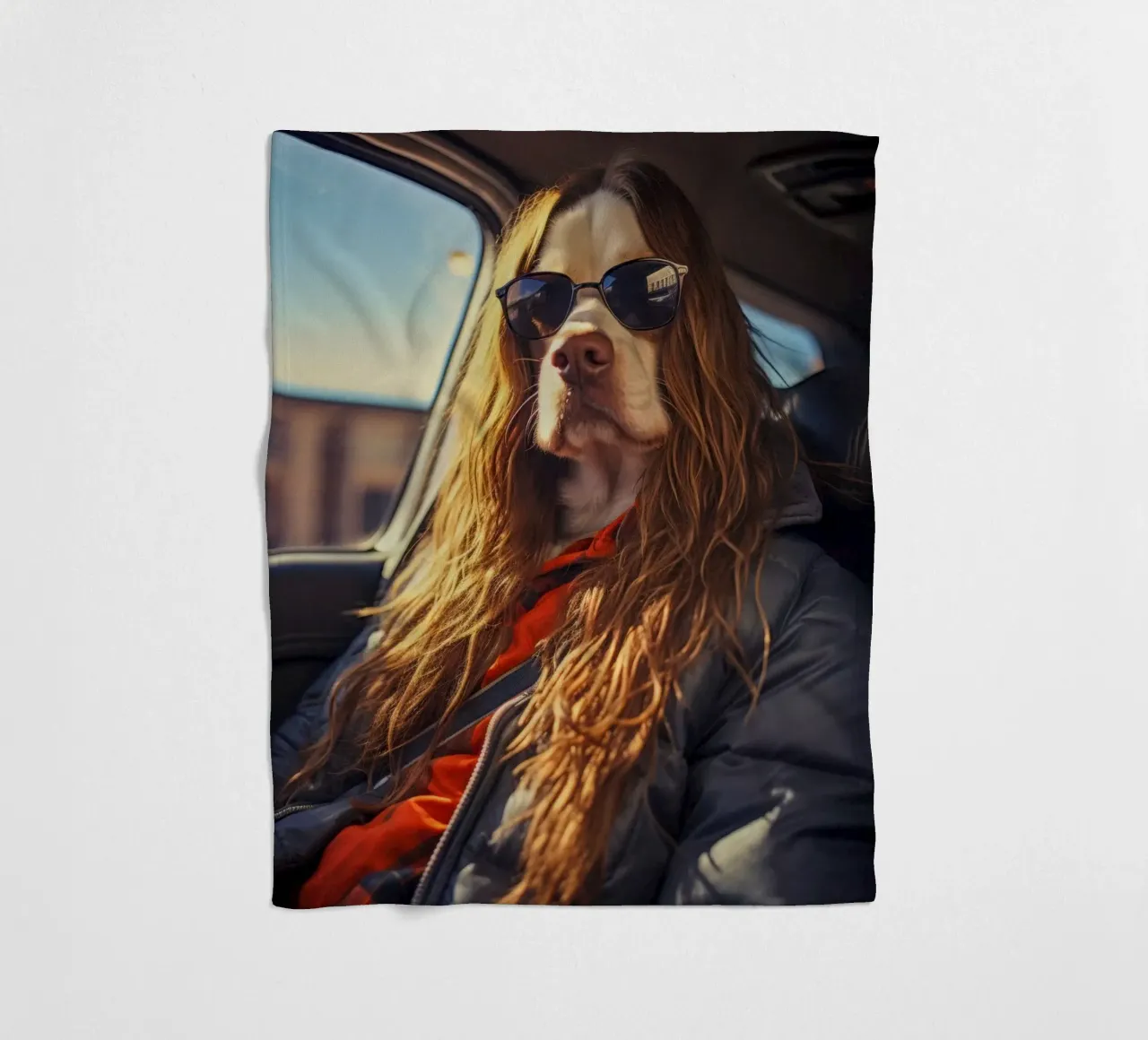 Max fleecedeken van Affiches Chien Originales – Dogland