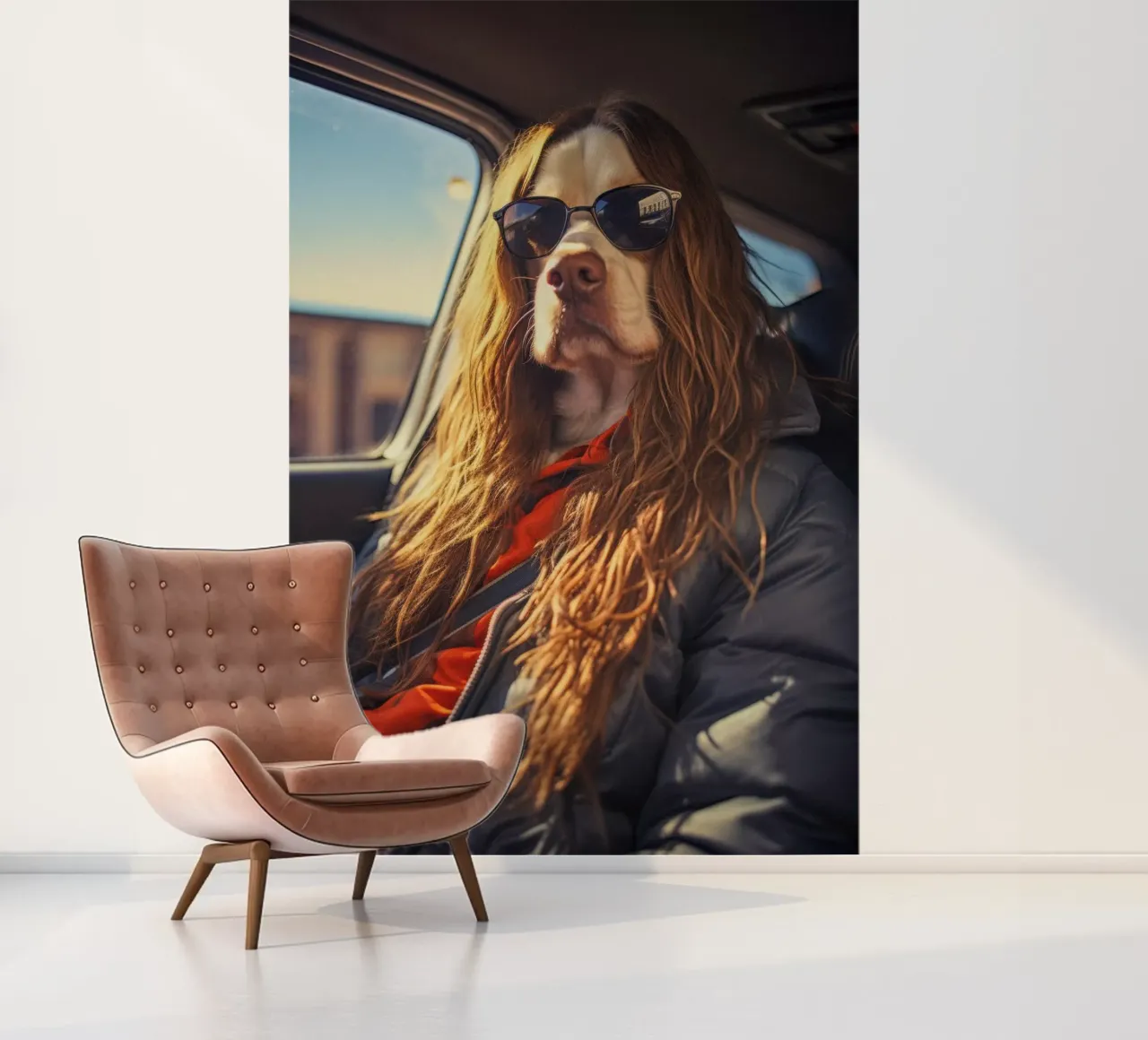 Max fotobehang van Affiches Chien Originales – Dogland