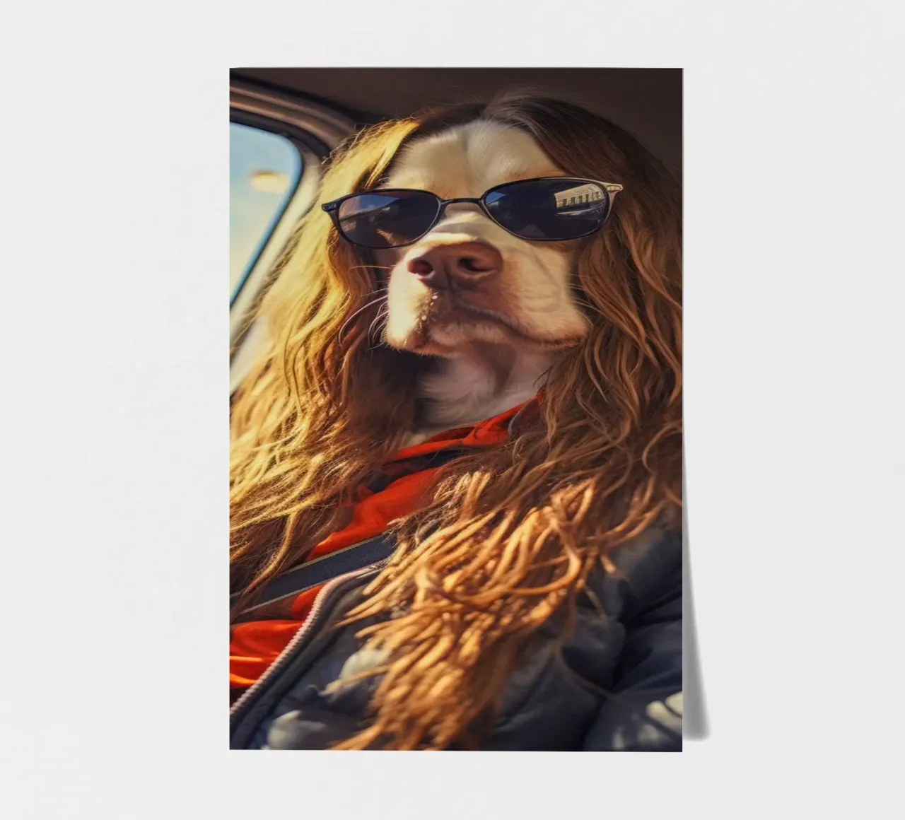 Max stickervel van Affiches Chien Originales – Dogland