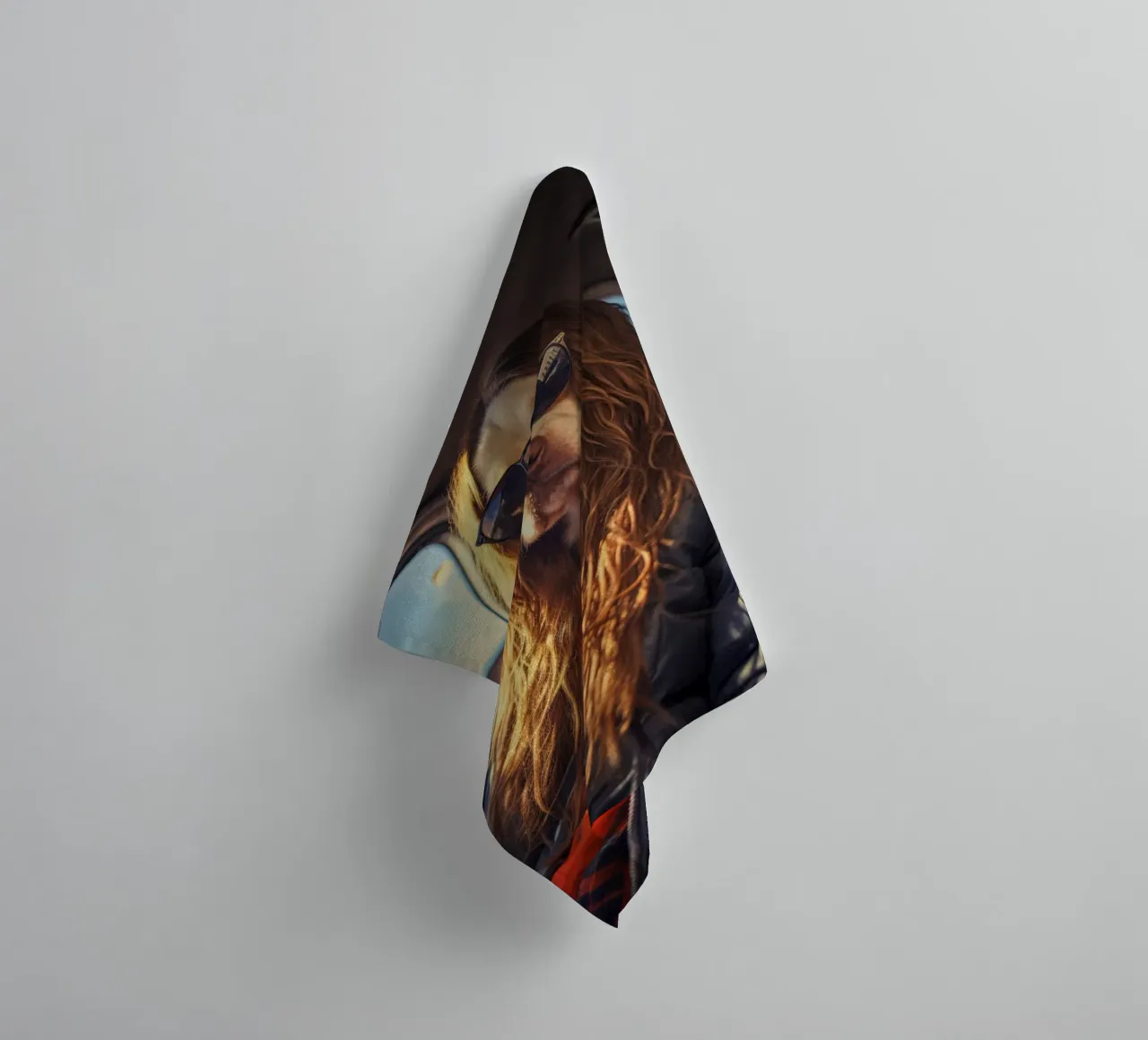 Max towel by Affiches Chien Originales – Dogland