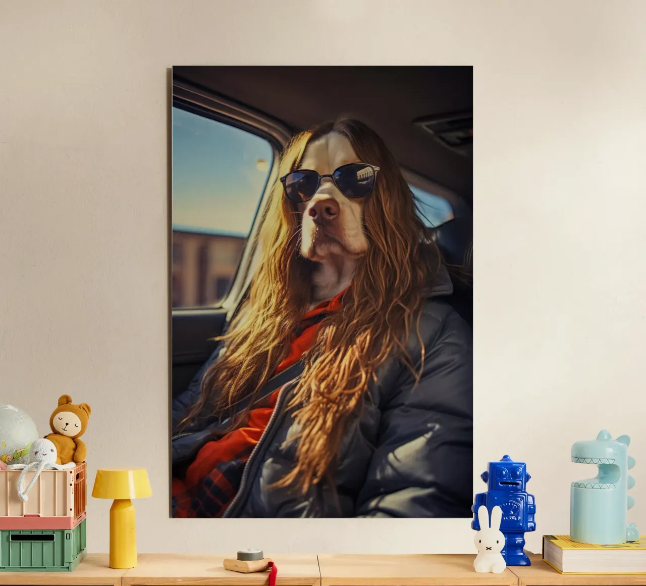 Max forex plate by Affiches Chien Originales – Dogland