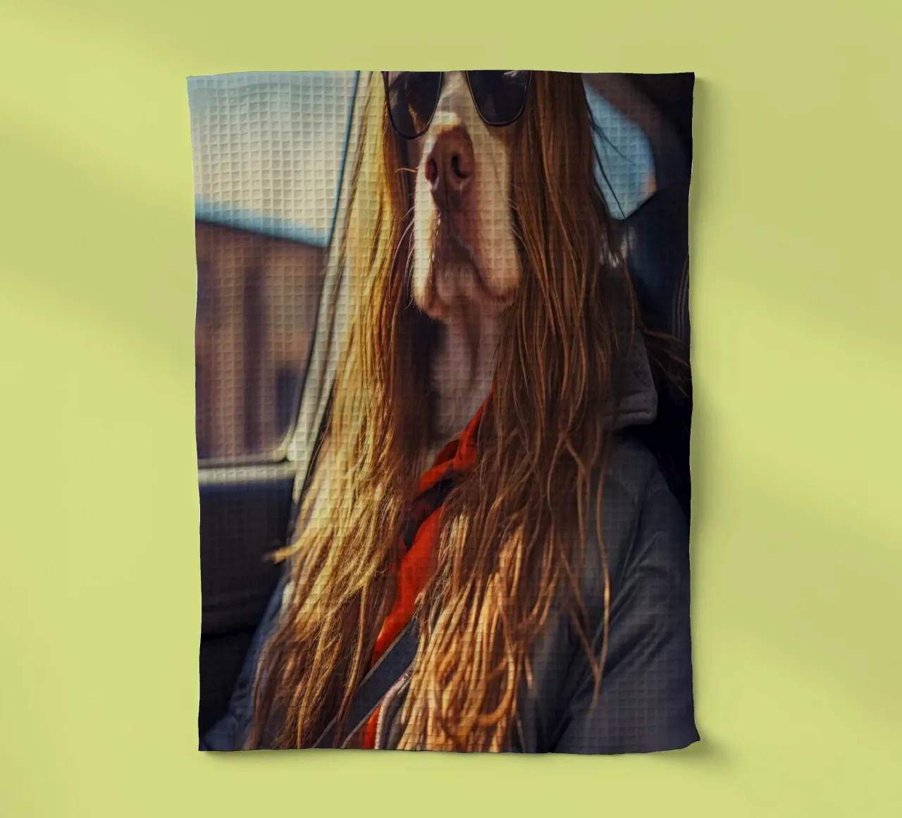 Max tea towel by Affiches Chien Originales – Dogland