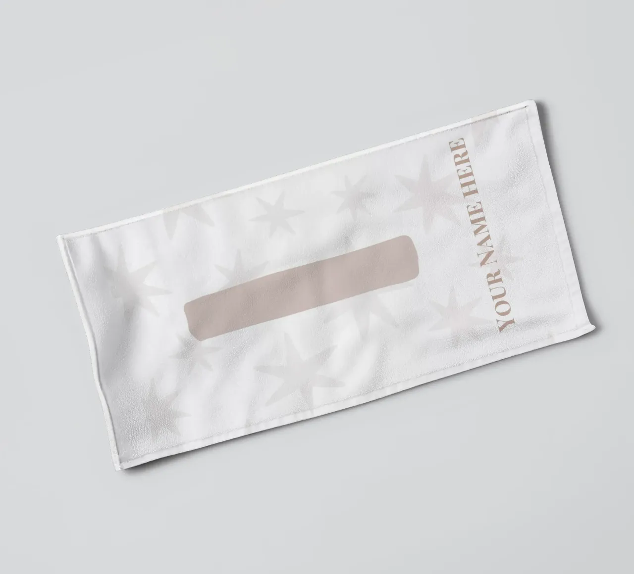 Letter I, Personalized Name Print, Personalized initial towel by The Custom Letter