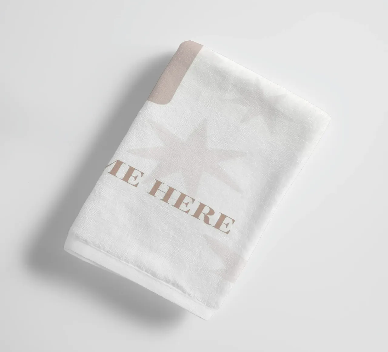 Letter I, Personalized Name Print, Personalized initial towel by The Custom Letter