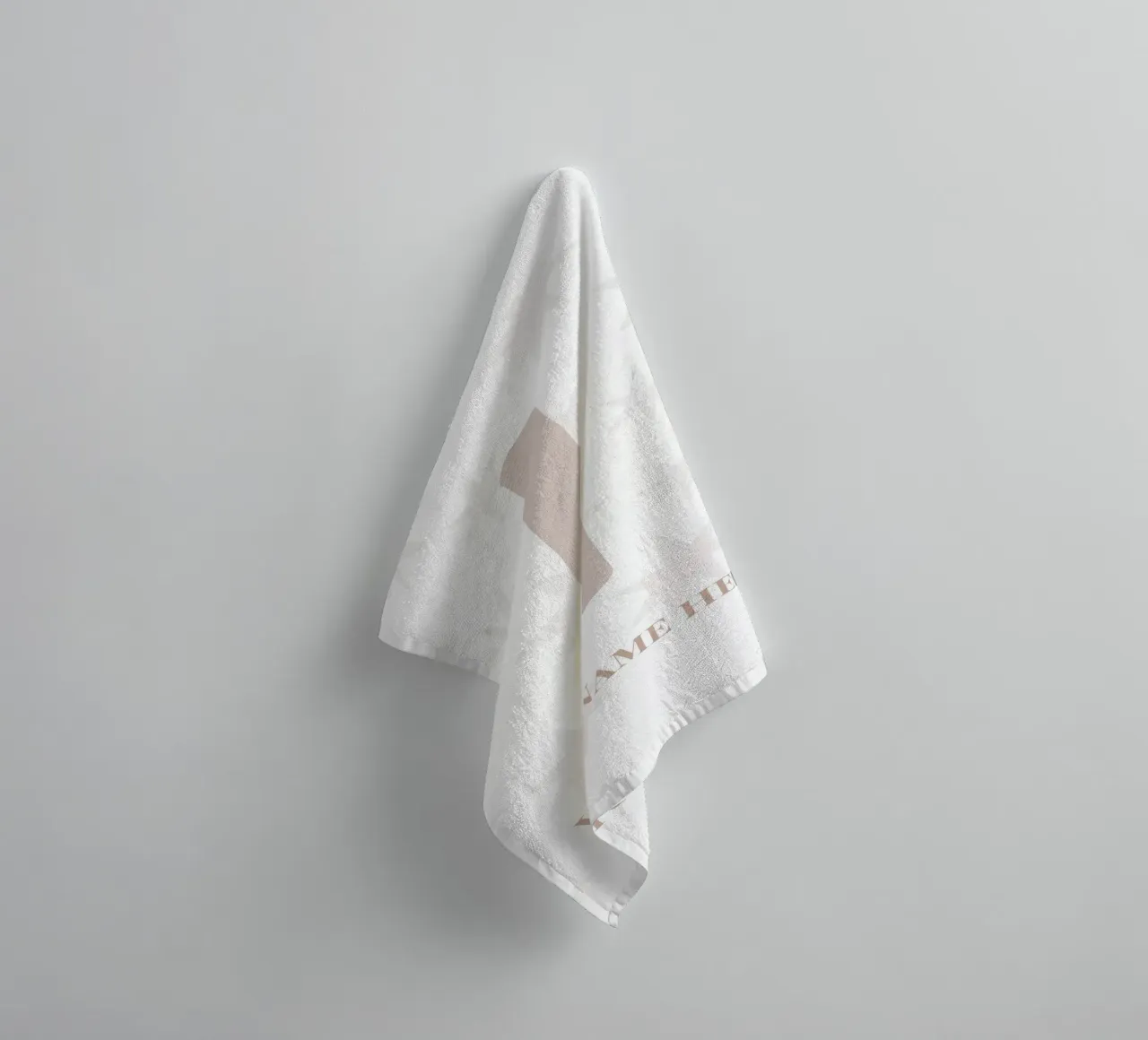 Letter I, Personalized Name Print, Personalized initial towel by The Custom Letter