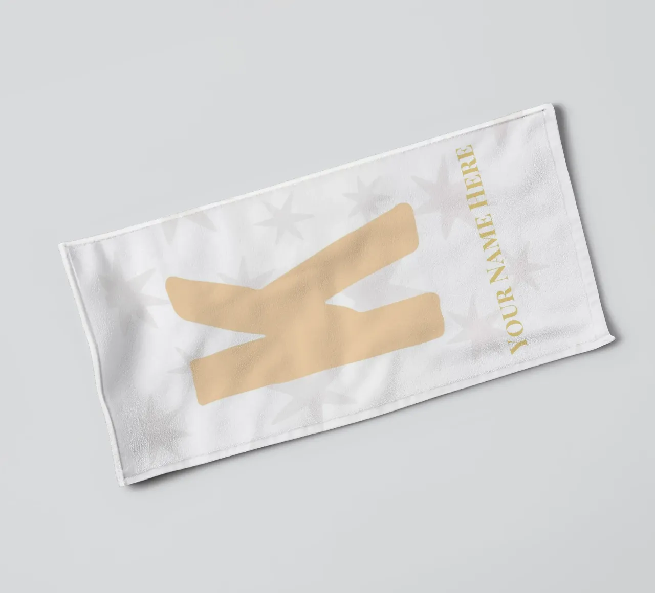 Letter K, Personalized Name Print, Personalized initial towel by The Custom Letter