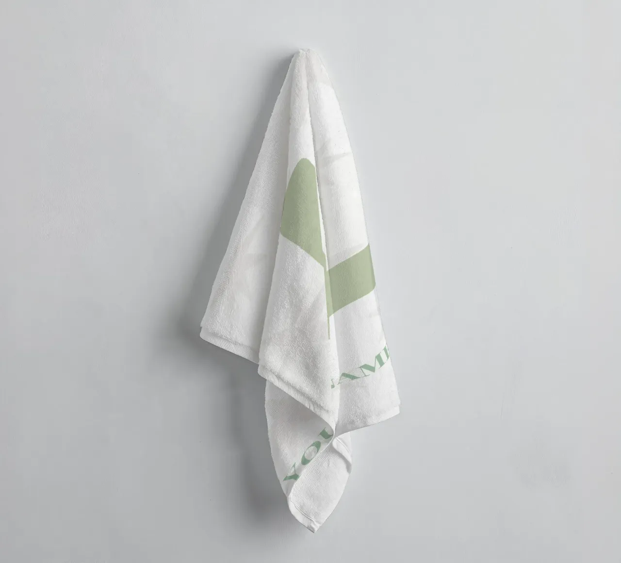 Letter L, Personalized Name Print, Personalized initial towel by The Custom Letter