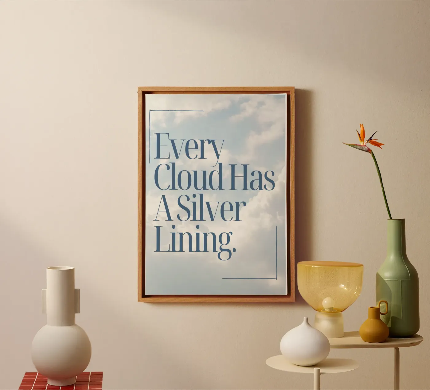 EVERY CLOUD Leinwand von ARTEVO