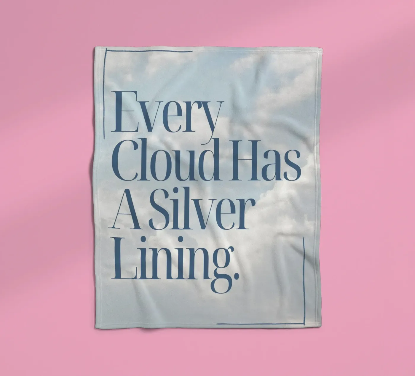 EVERY CLOUD fleece blanket by ARTEVO