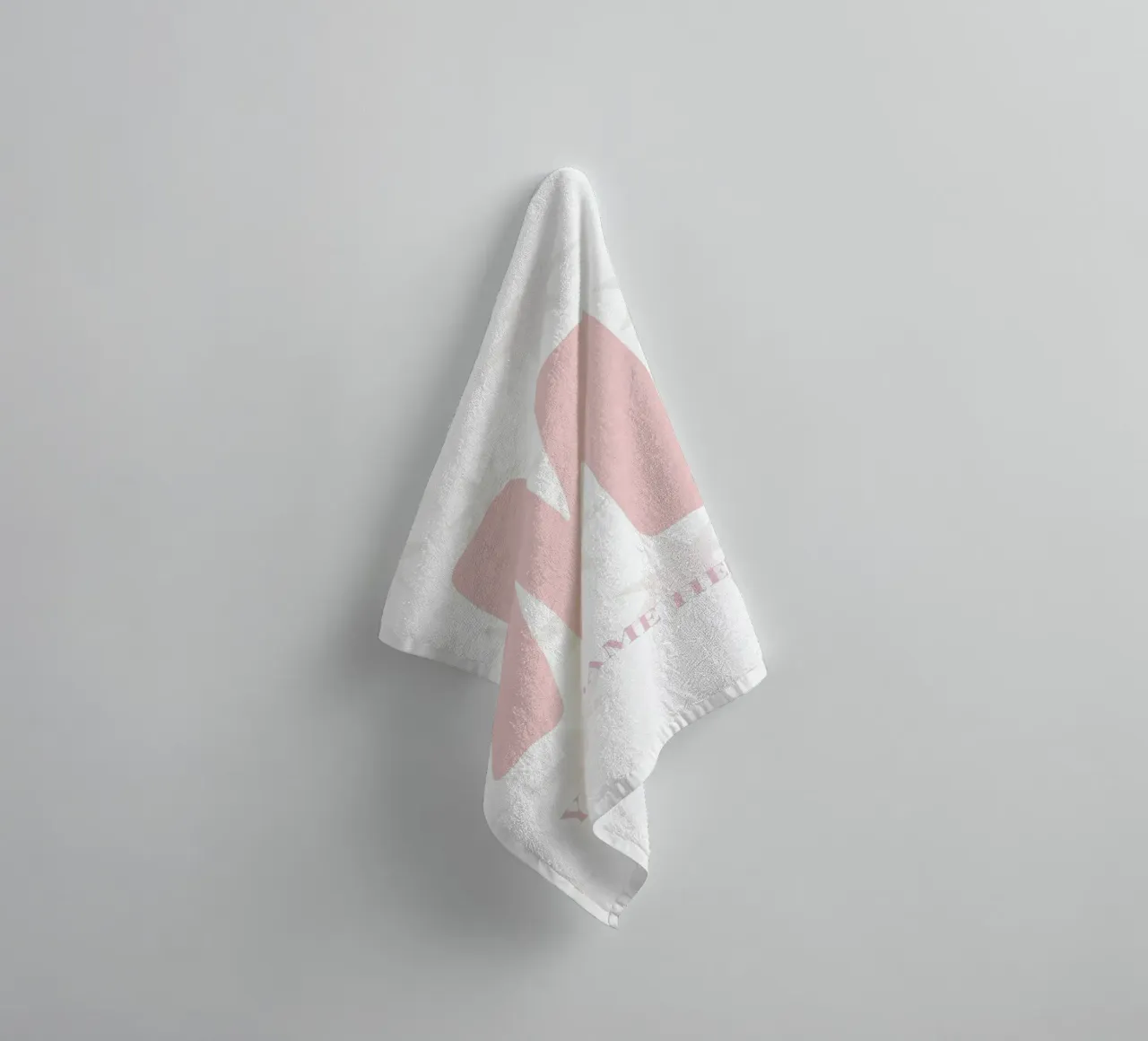 Letter M, Personalized Name Print, Personalized initial towel by The Custom Letter