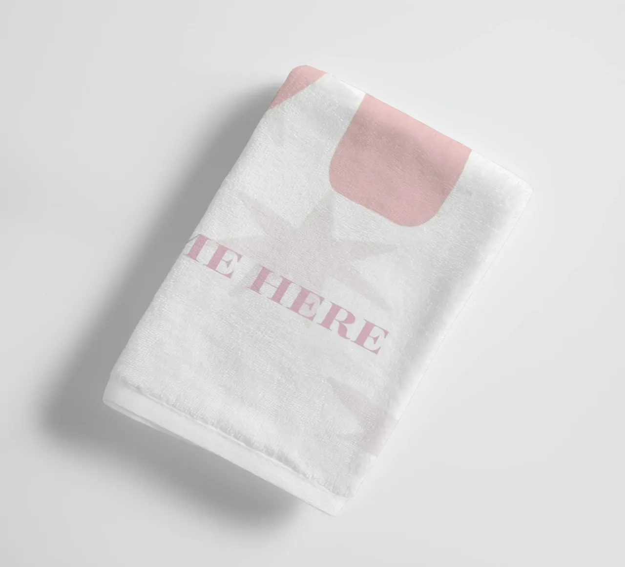 Letter M, Personalized Name Print, Personalized initial towel by The Custom Letter