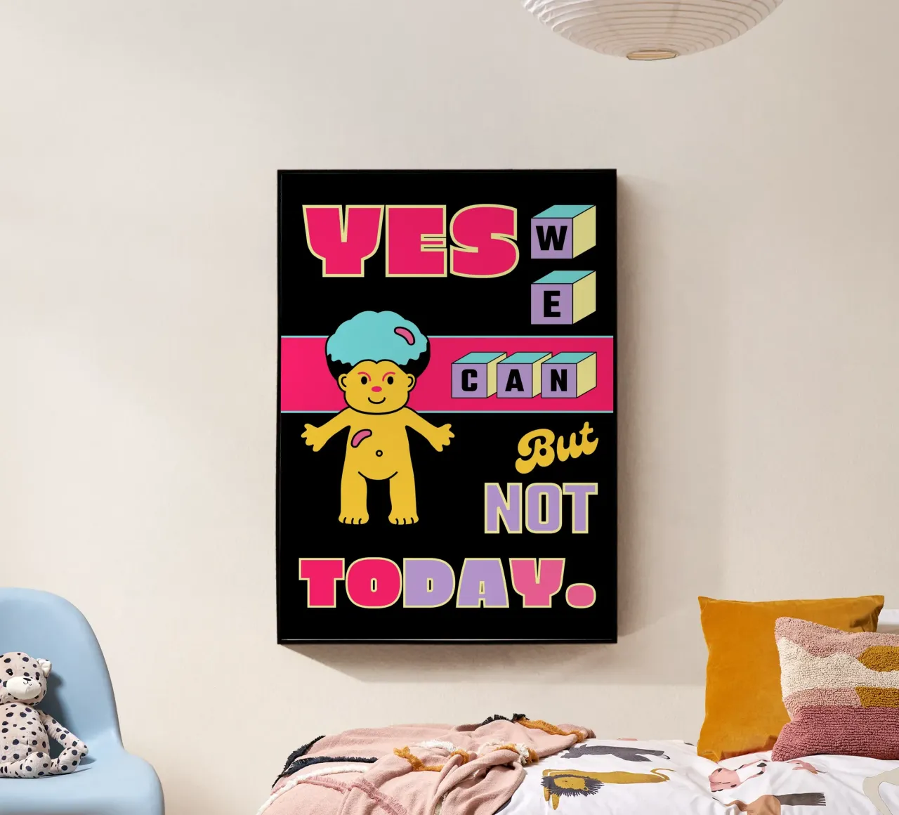 NOT TODAY plexiglass da ARTEVO