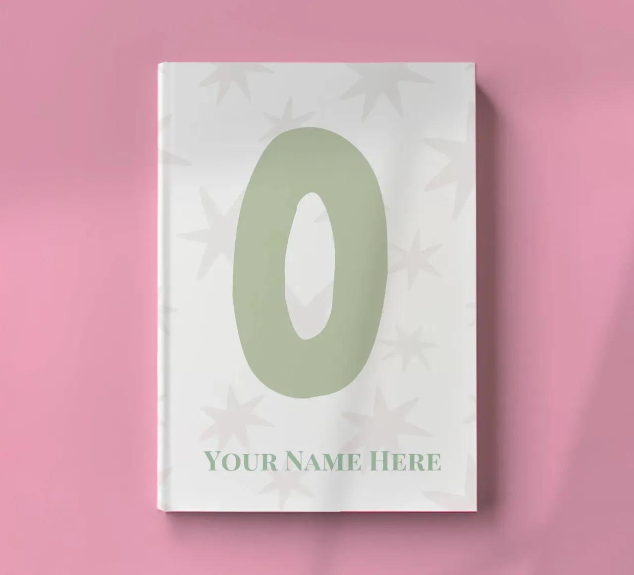 Letter O, Personalized Name Print, Personalized initial notebook by The Custom Letter