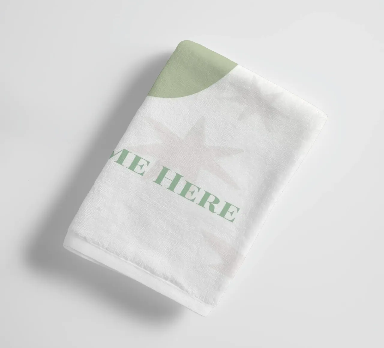 Letter O, Personalized Name Print, Personalized initial towel by The Custom Letter