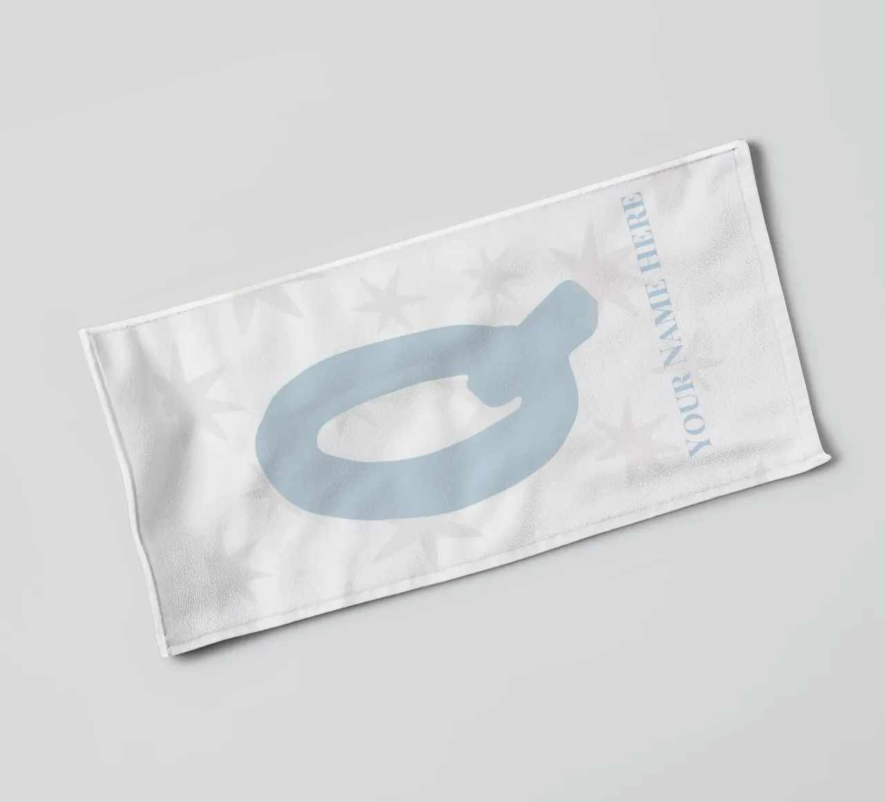 Letter Q, Personalized Name Print, Personalized initial towel by The Custom Letter