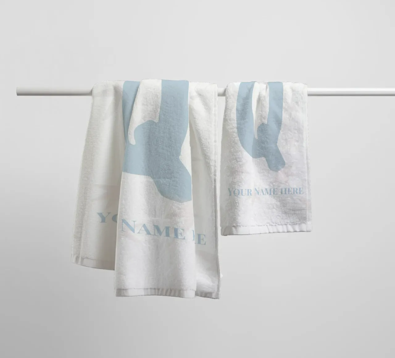 Letter Q, Personalized Name Print, Personalized initial towel by The Custom Letter