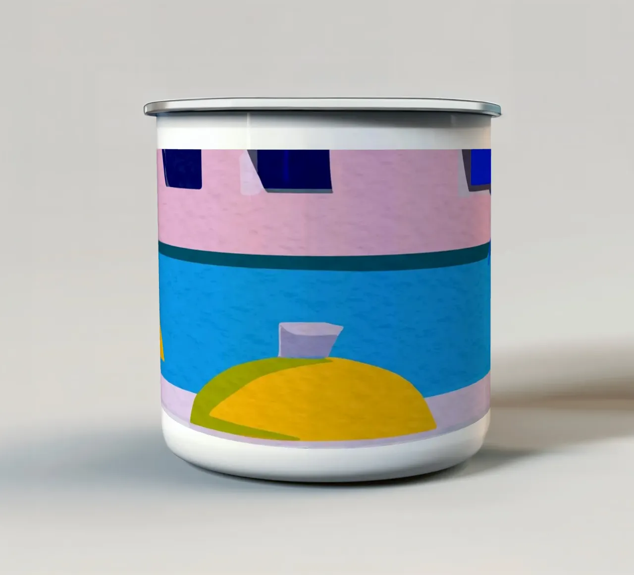 Vue sur la Mer – Dolce Riviera tazza in smalto da Couleursdusud