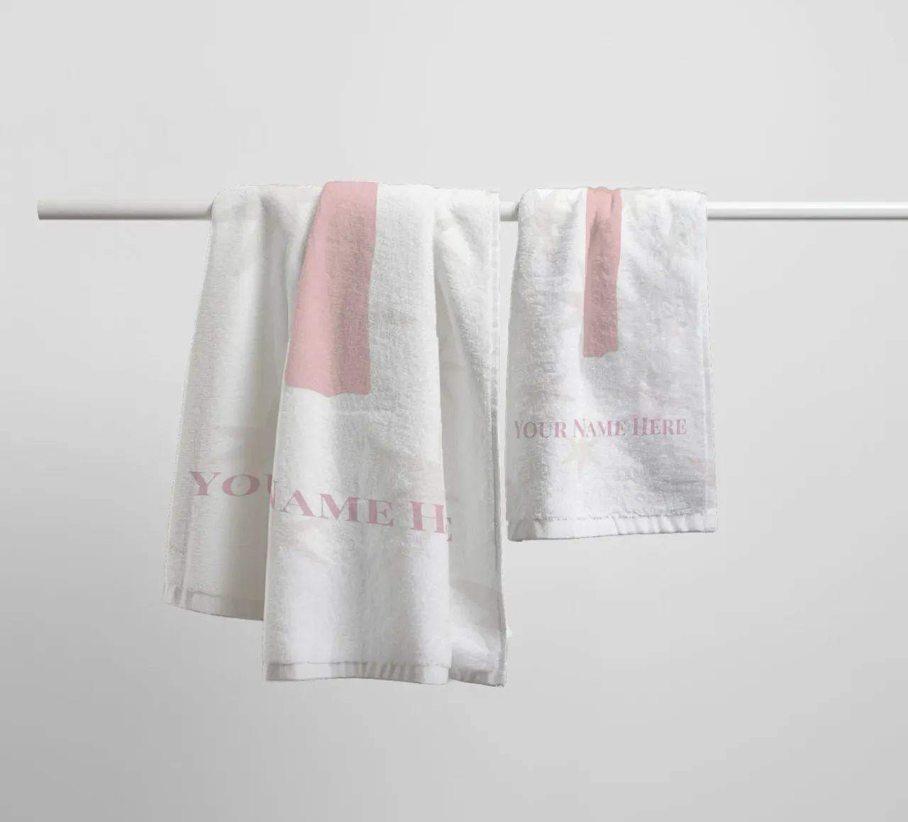 Letter T, Personalized Name Print, Personalized initial towel by The Custom Letter