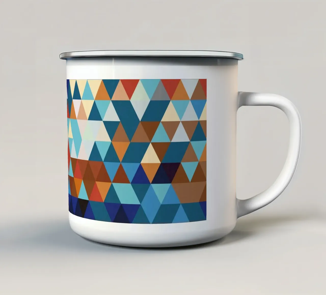 Earth & Sky Geometry tazza in smalto da Petra Lang - Design