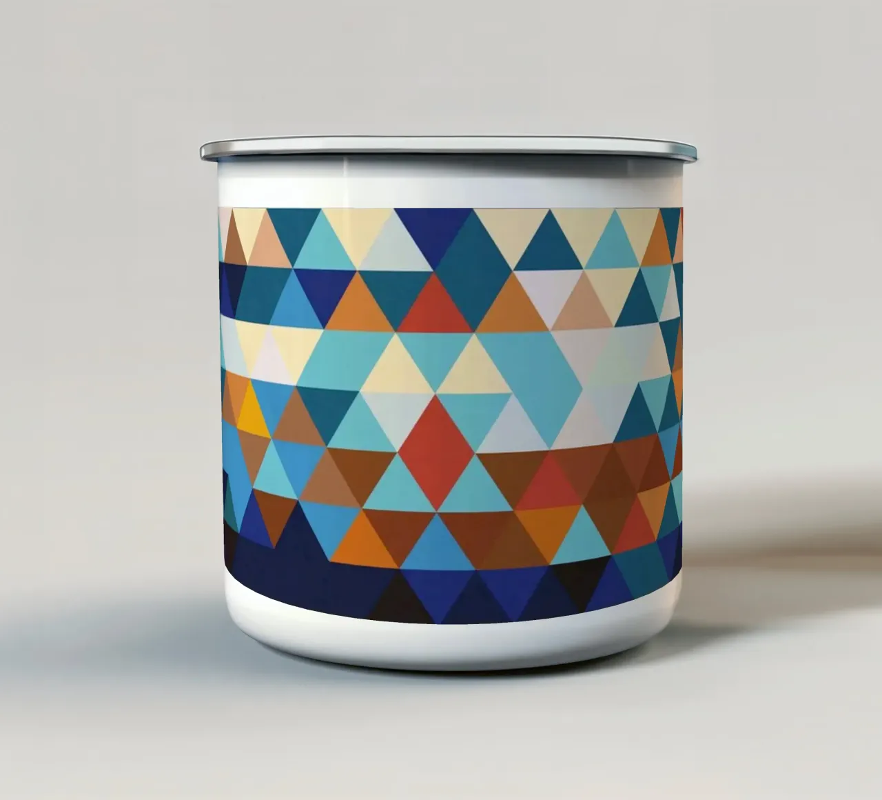 Earth & Sky Geometry tazza in smalto da Petra Lang - Design