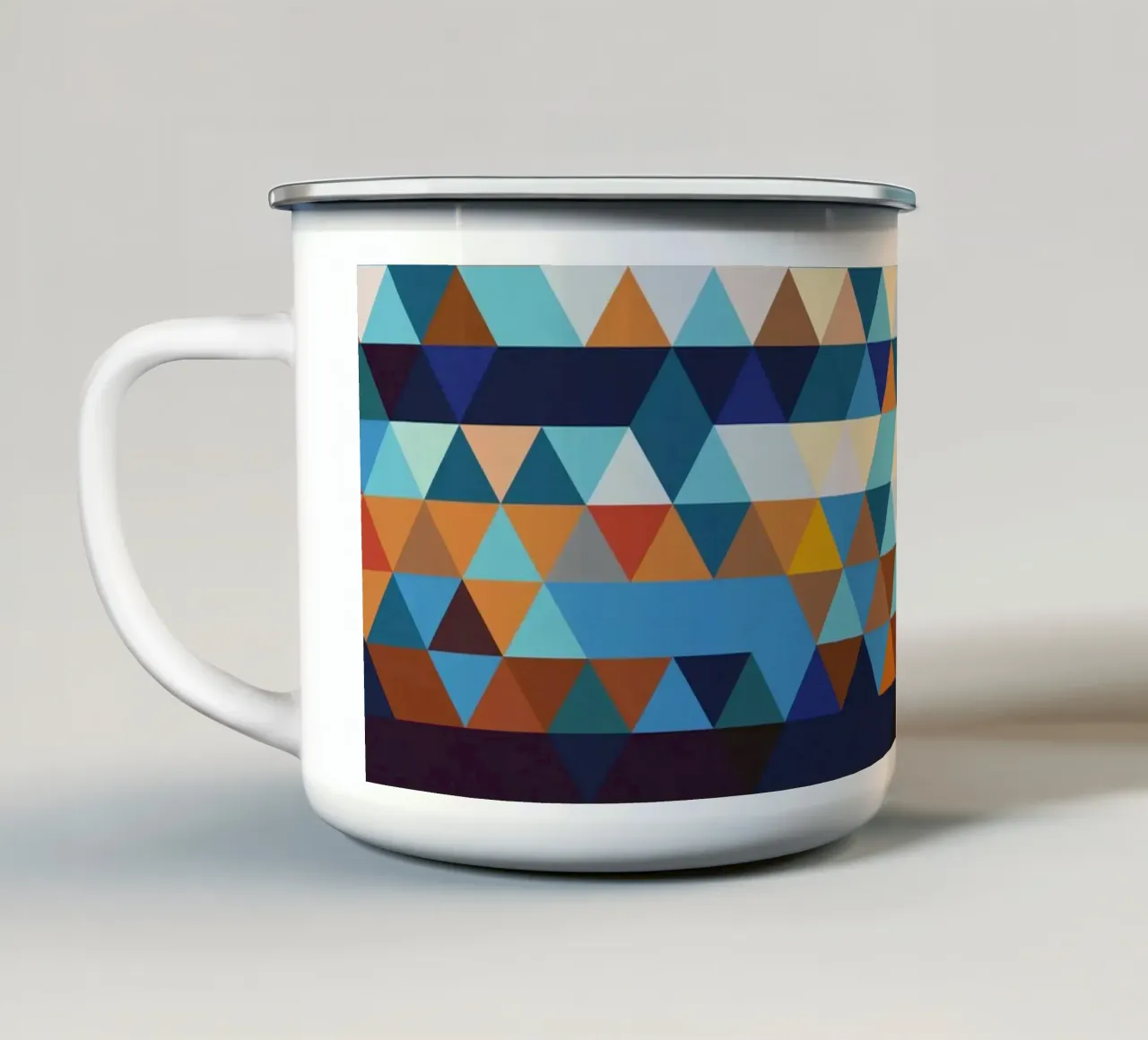 Earth & Sky Geometry tazza in smalto da Petra Lang - Design