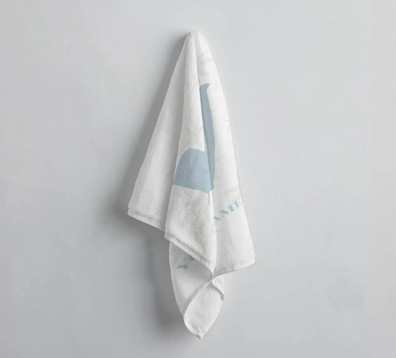 Letter V, Personalized Name Print, Personalized initial towel by The Custom Letter