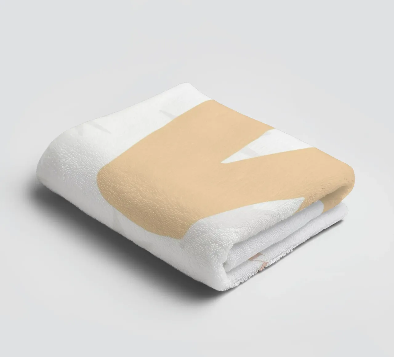 Letter W, Personalized Name Print, Personalized initial towel by The Custom Letter