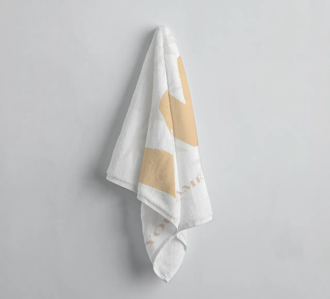 Letter W, Personalized Name Print, Personalized initial towel by The Custom Letter