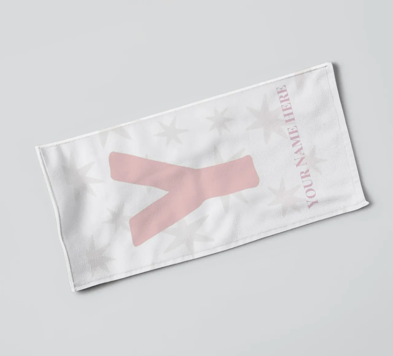 Letter Y, Personalized Name Print, Personalized initial towel by The Custom Letter