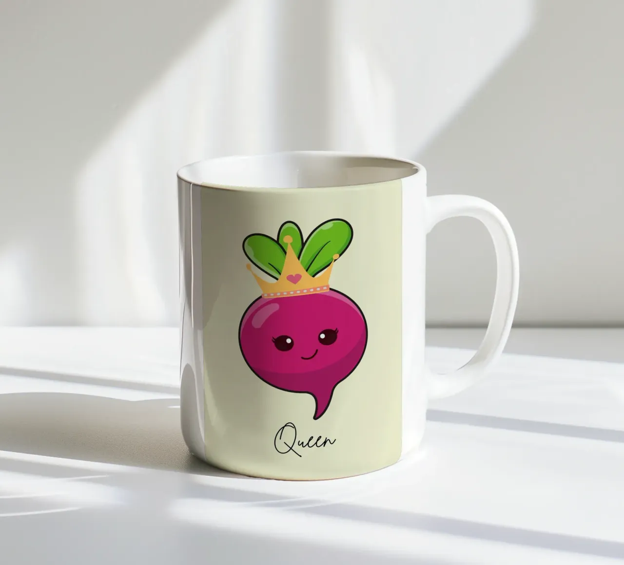 Queen ceramic mug by AESTHETIC VIBES by Isabel