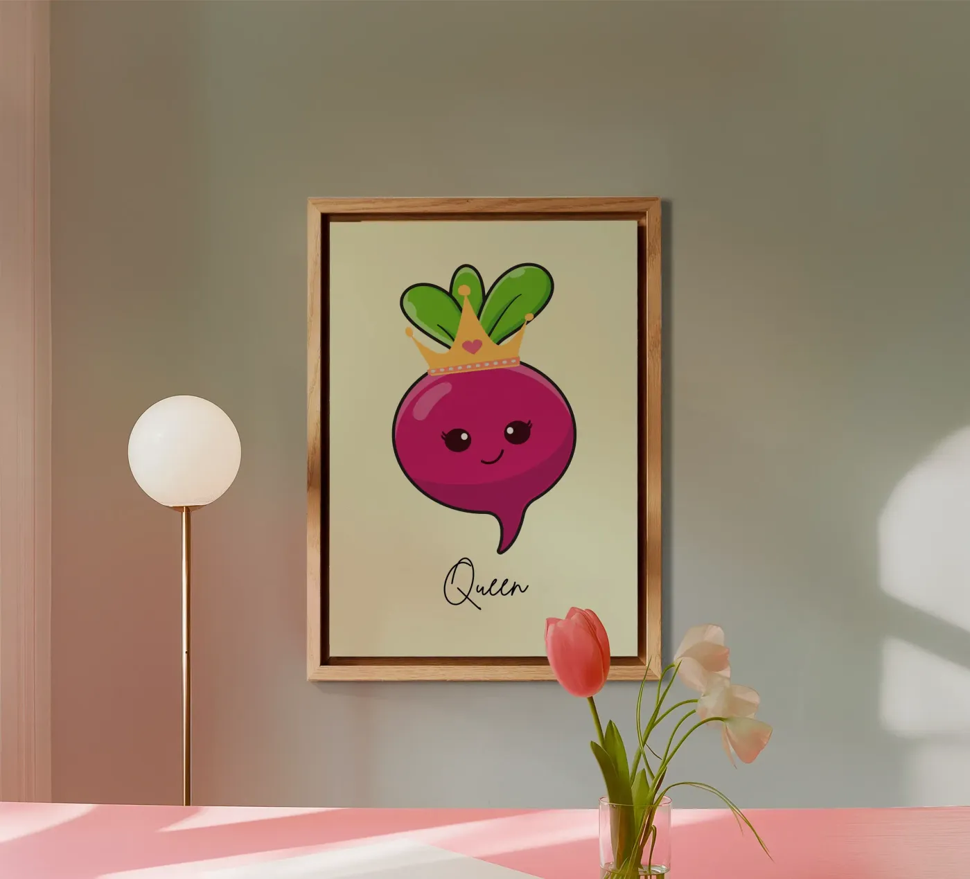 Queen aluminium-dibond van isabels_wunderwelt_digital_art