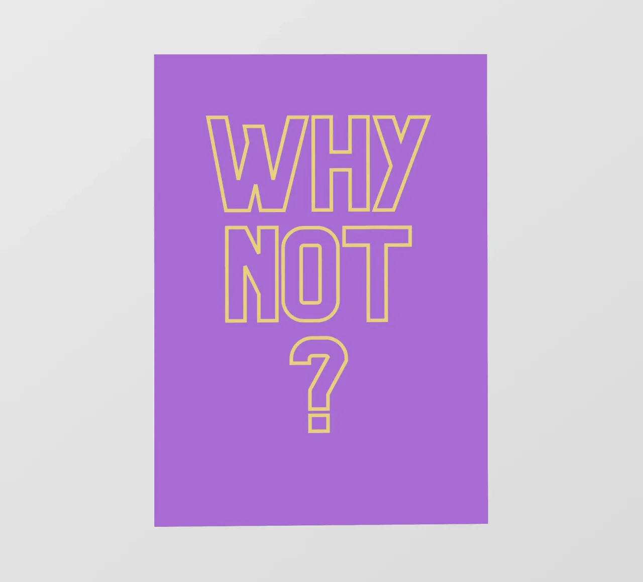 Why not? pellicola backlit da AESTHETIC VIBES by Isabel